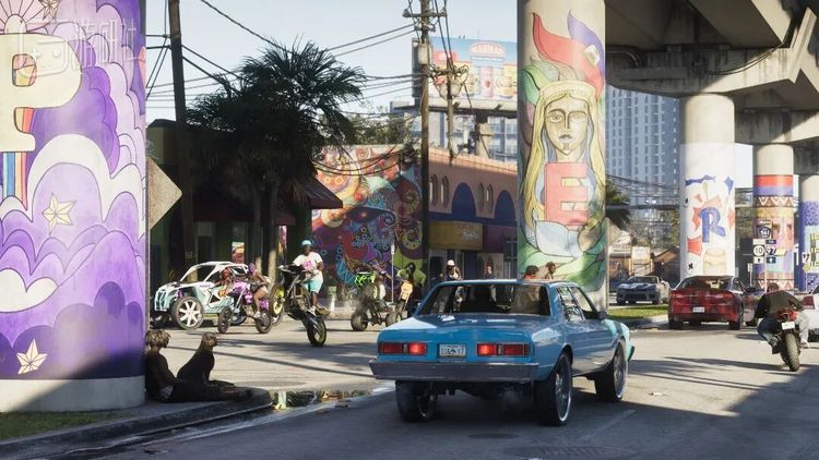 《GTA6》中的城市街景