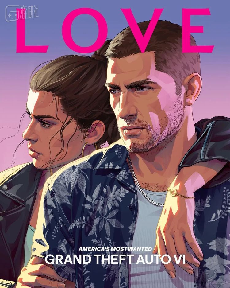 《LOVE》杂志的《GTA6》主题封面
