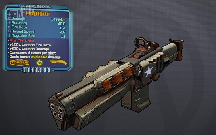 无主之地2中武器“射爆世界”——你今天射爆了吗