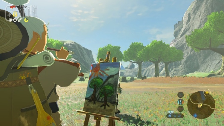 《荒野之息》一个不起眼的油画细节也足以让我惊叹许久