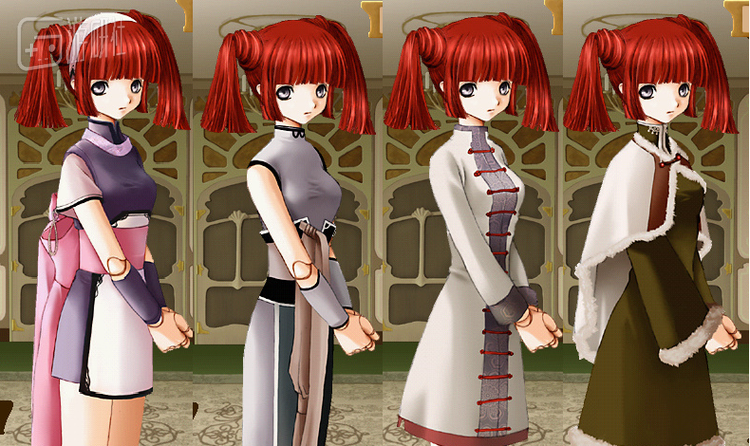 芬妮小姐姐的四套服装，个人最喜欢春装