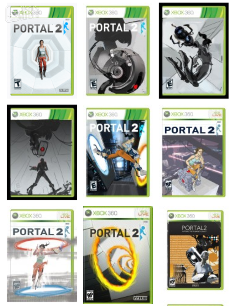 《传送门2》的部分艺术设计图