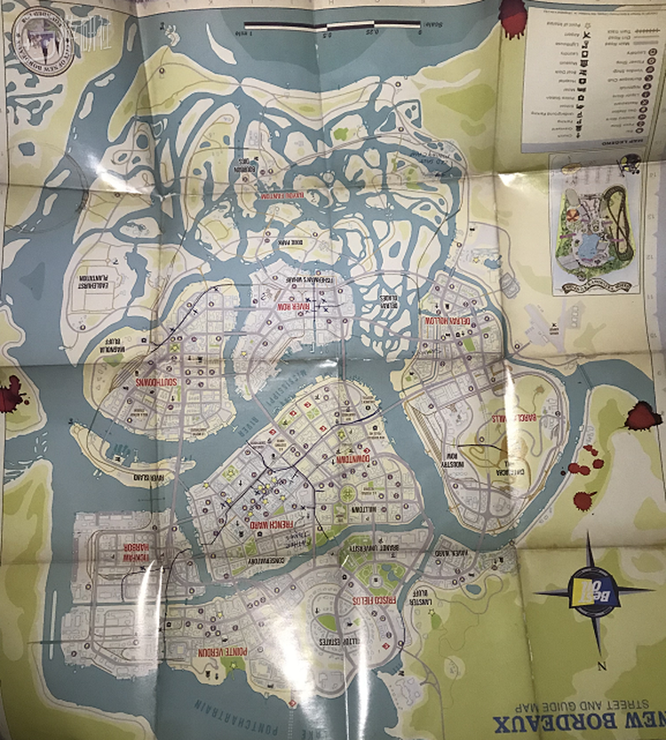 黑手党3非常有诚意的地图，虽然游戏不咋地。。。