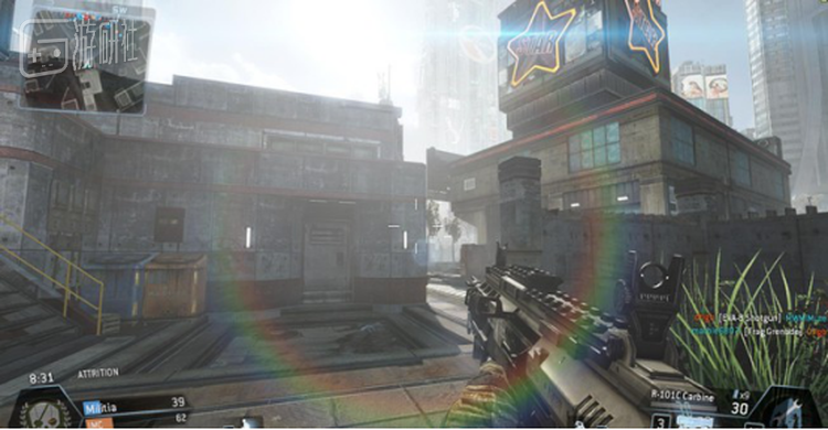 使用起源引擎的《泰坦陨落》实机画面。《反恐精英》也使用该引擎