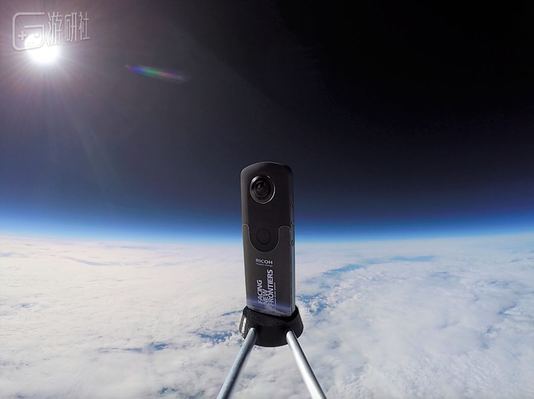 理光THETA S曾经去到大气层外拍摄全景