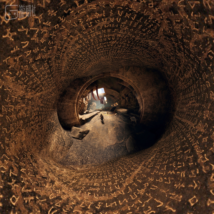 也许每一位《战神》玩家都会在这面记叙历史的墙壁前停留