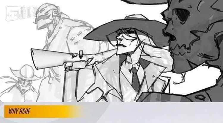 艾什等角色最初的设计