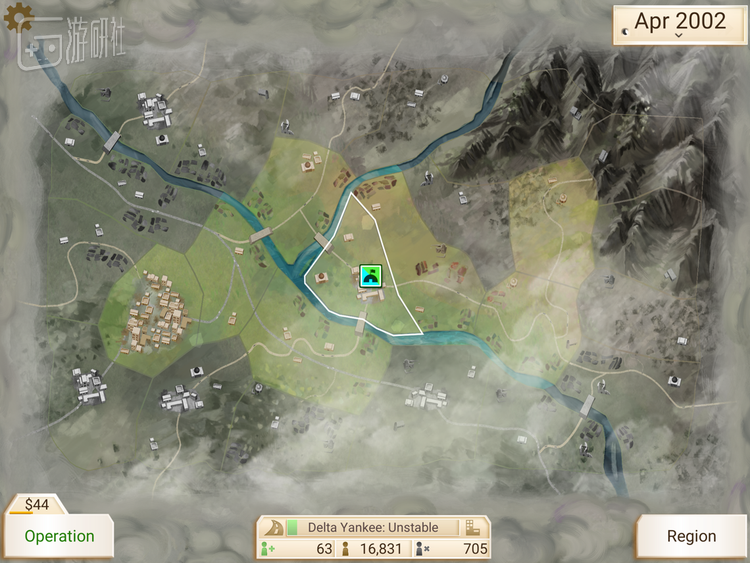 从一开始的总部出发，逐渐把影响力扩展到整个地图