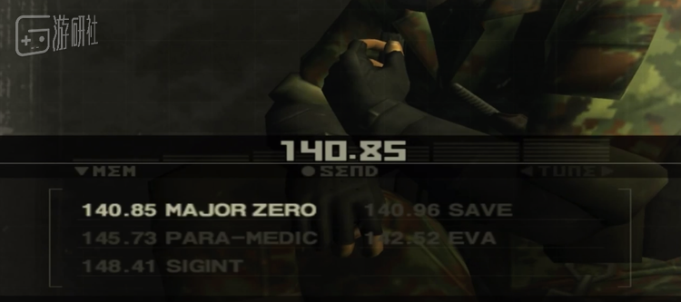 3代的调频界面，可以看到其中一个频道有“SAVE”的字样