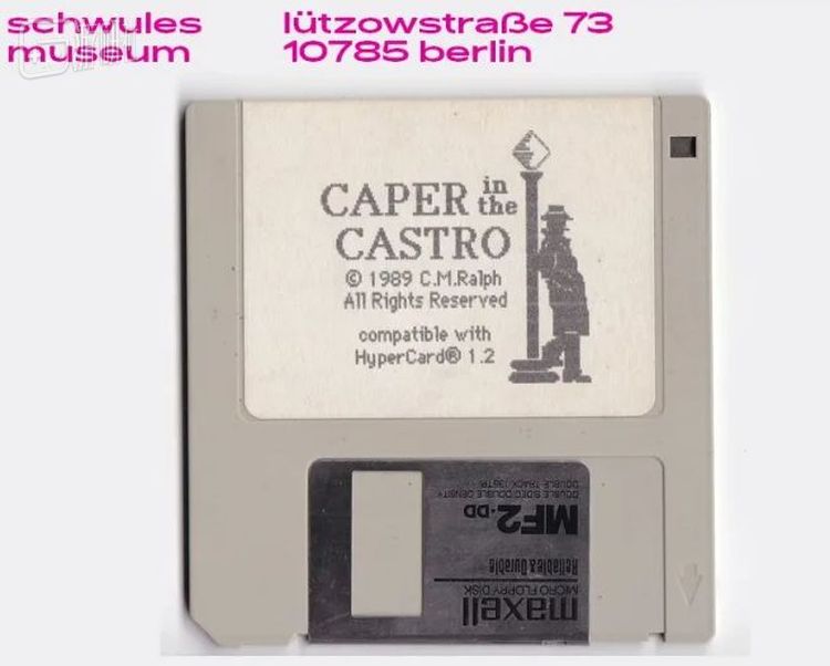 世界上第一款LGBT游戏的软碟