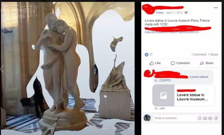 在脸书上未受到审查影响的雕塑作品