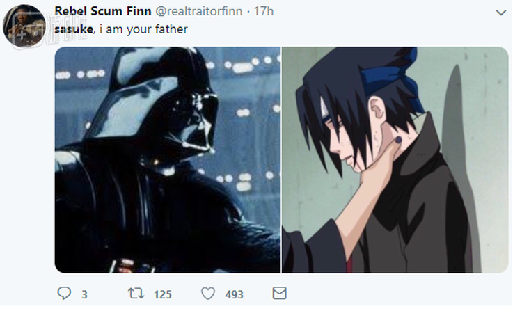 “佐助，我不是你哥哥，我是你爸爸！”