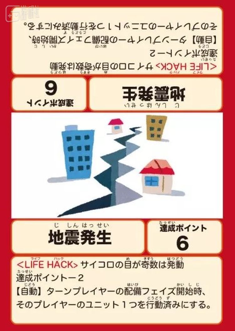 在地震卡上掷出6可不是什么好事