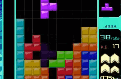 连续两次使用“T-spins”则被称为“Back to back”，造成的威力更大