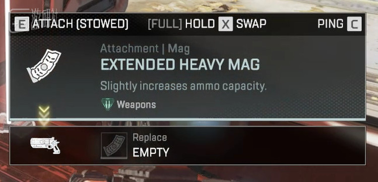 遇到配件会直接提示是否适用于当前枪械，加快舔包速度