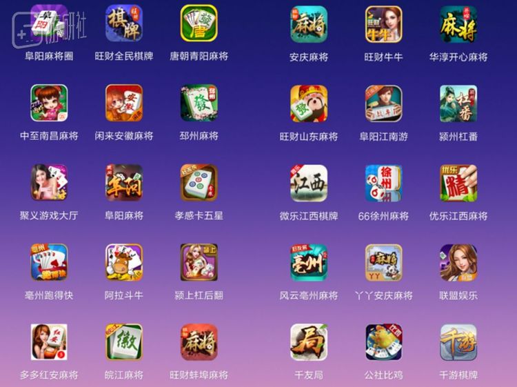 种类繁多的地方棋牌游戏