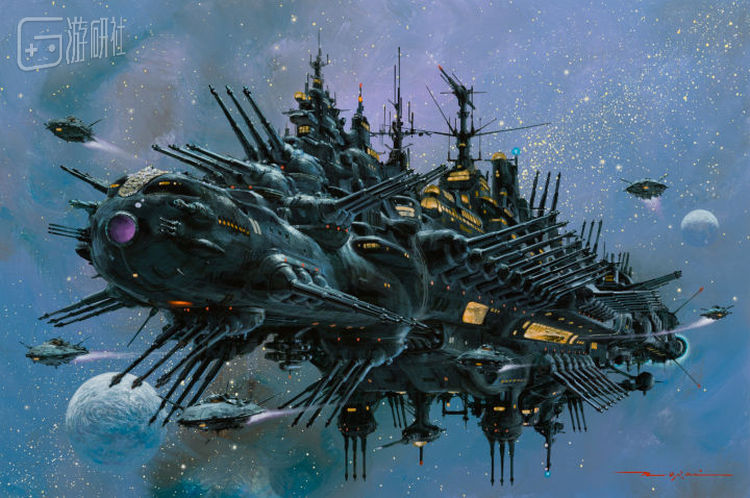 生赖范义为阿西莫夫的《基地》系列日版所创作的插画