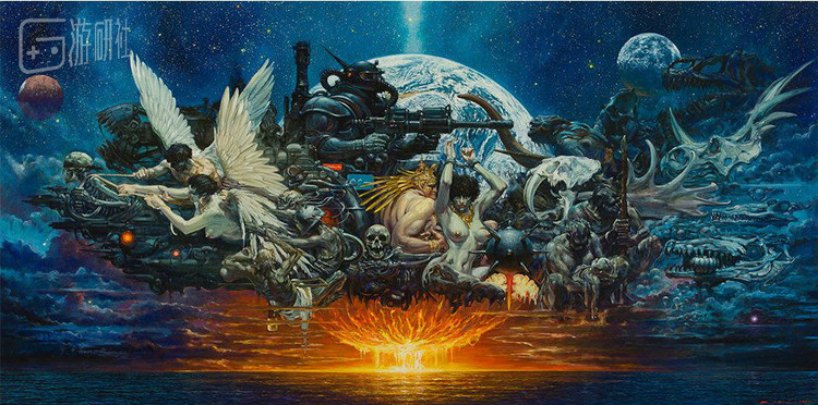 生赖范义1997年创作的油画《我々の所産》同样是反战主题