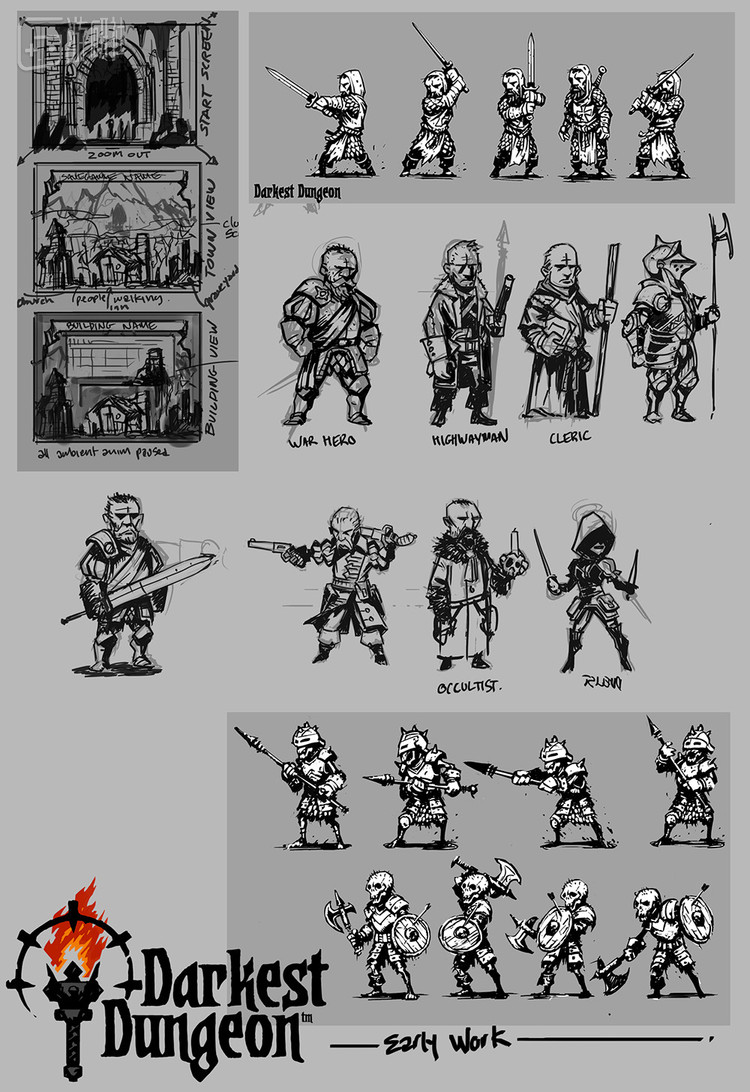 《暗黑地牢》的职业与怪物设定