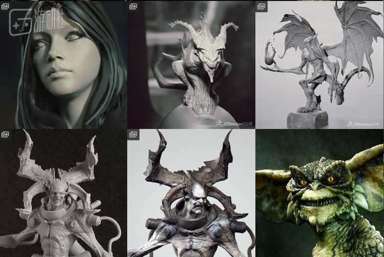 Damien在Artstation上的一部分作品集 