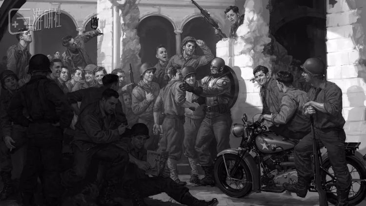 Ryan Meinerding绘制的《美国队长》关键帧