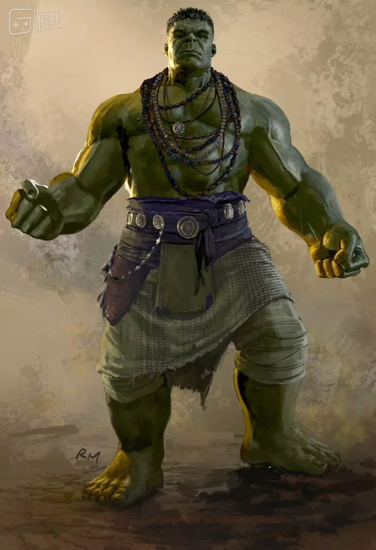 Ryan绘制的绿巨人 