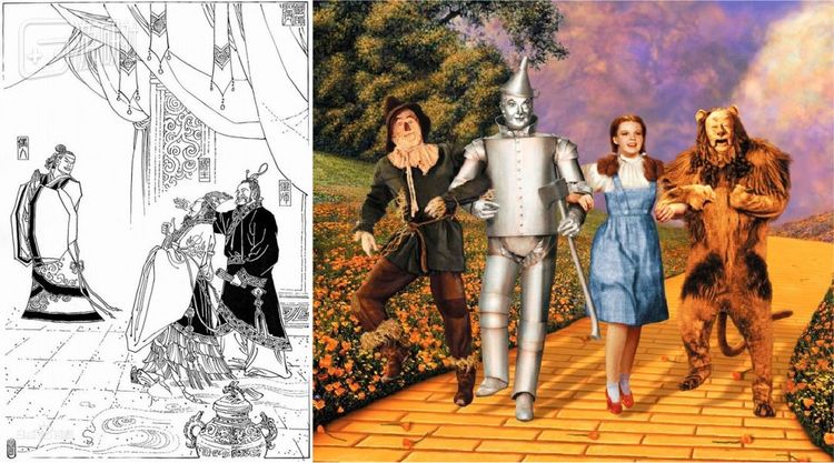 左：偃师的人偶（图源网络）