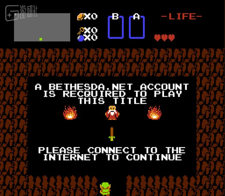 勇敢的林克，想要你的剑吗？先注册个B社账号吧