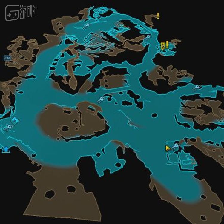 地图上的钥匙处为载具站