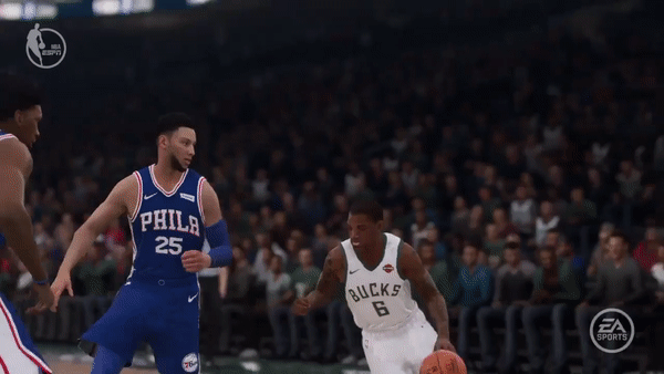 《NBA Live19》里的“罐装动画”问题依然很严重