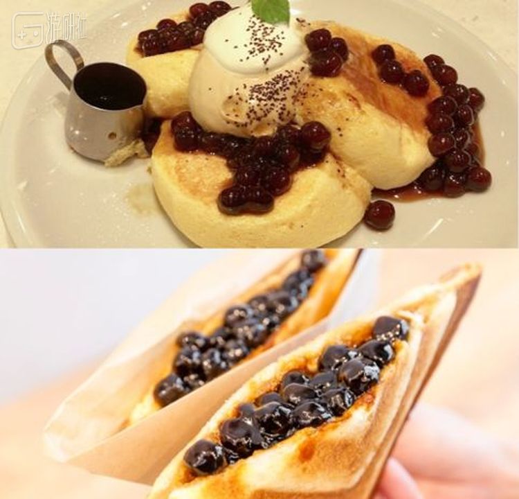 格外受年轻人喜爱的珍珠蛋糕和三明治