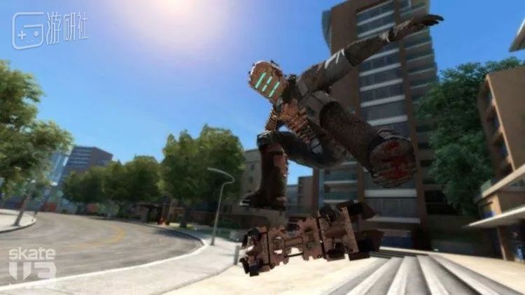 在《Skate 3》中作为隐藏角色出场的艾萨克