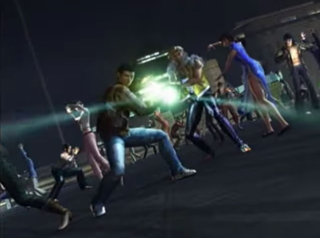 在《莎木Online》的預告片裡，芭月涼與一位酷似FF泰達的角色一起射龜派氣功