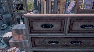 如果《莎木一章》的芭月家，《莎木3》試玩版中的一家店鋪也可以打開幾乎每個抽屜