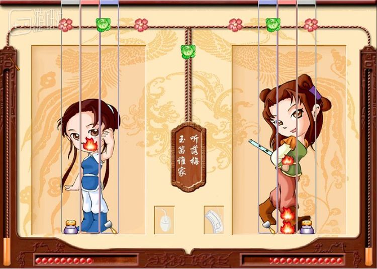 这个小游戏比较考验鼠标或者键盘的灵敏度