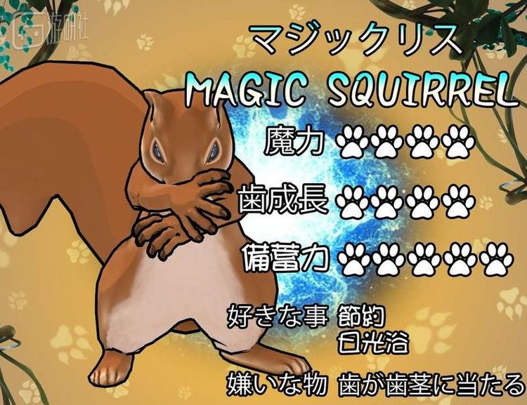 “法师松鼠”的能力值