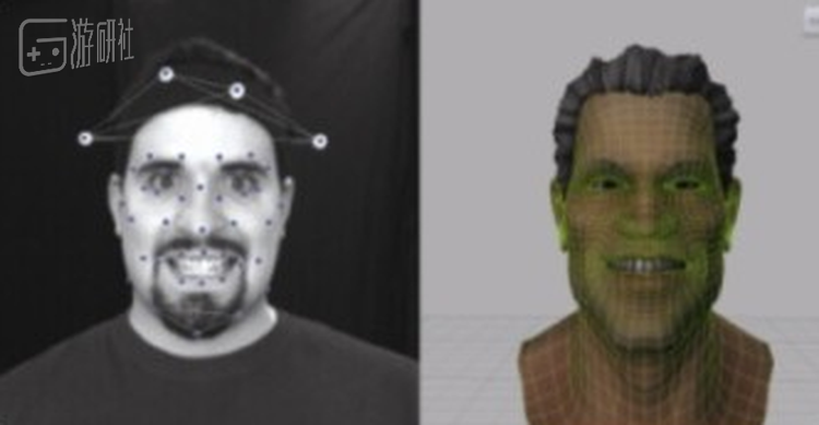 但是面部捕捉的模型（即使只有个头）并不简单