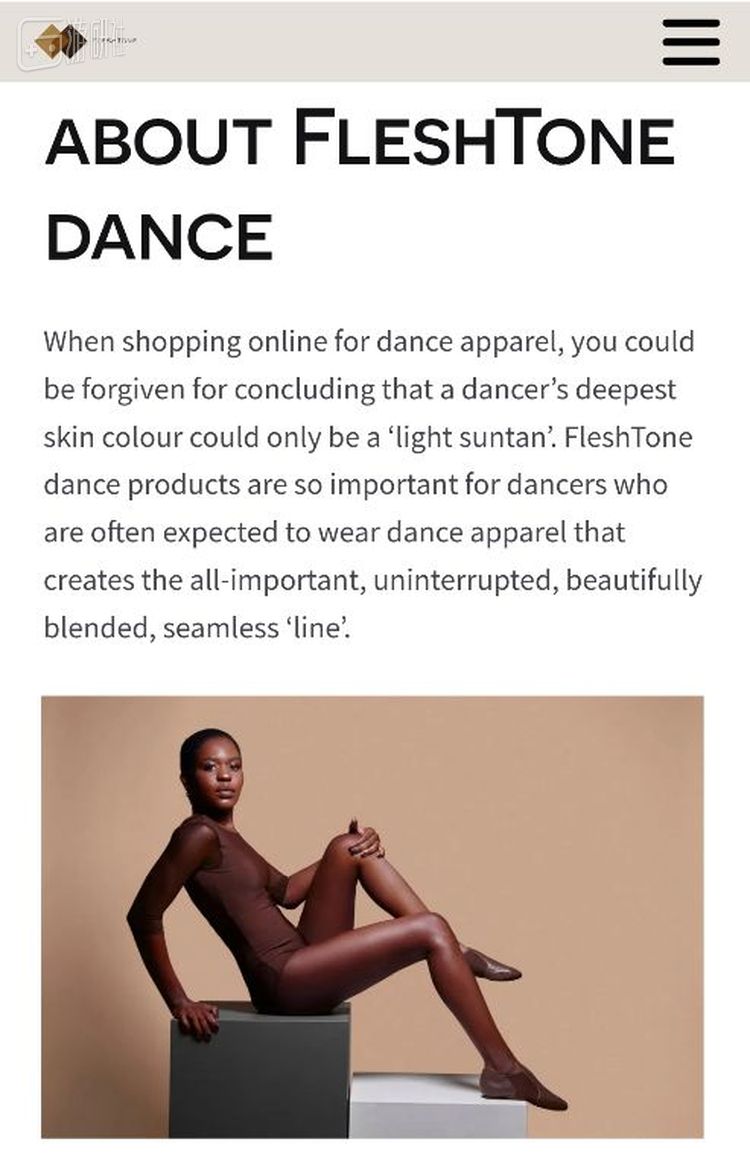 2016年成立的FleshTone，是一家专门解决有色人种舞蹈用品方案的公司