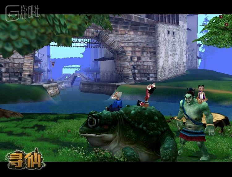 不得不说早期的《寻仙》美术风格还是很有“刀剑”那味的……