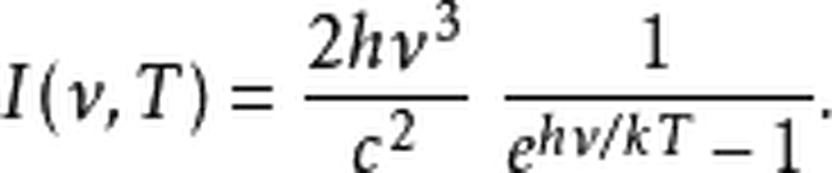 黑体辐射定律公式