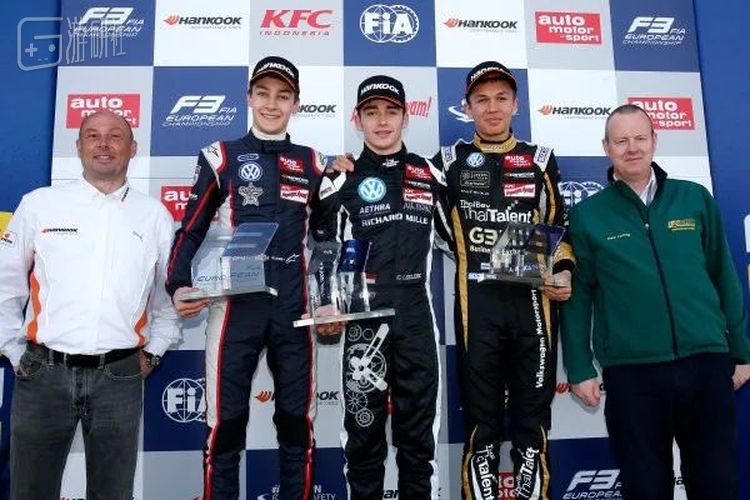 F3系列赛是通向F1青训系统的大门，图上三位少年都已经成长成了现役F1车手