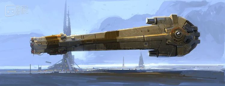 ©《游侠索罗:星球大战外传》中千年隼号其中一版设计稿