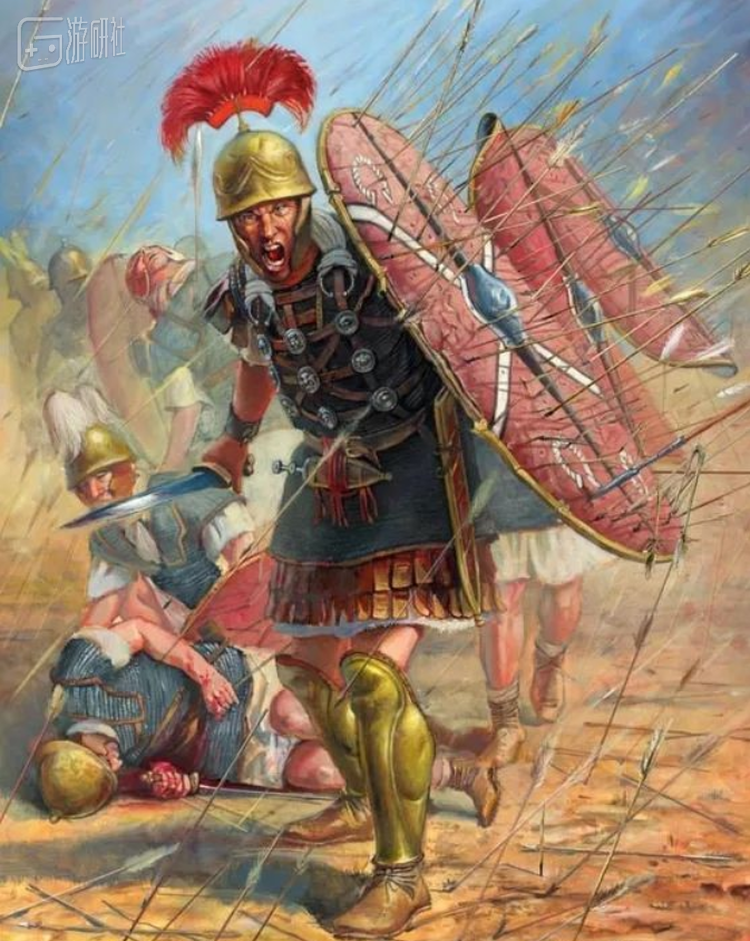 卡莱战役中被骑射手压制的罗马军团，像极了玩骑砍的我