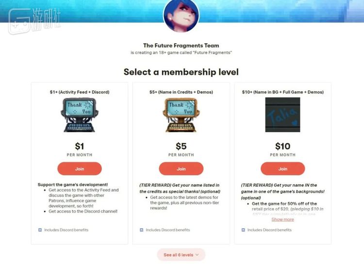 现在在主页上，已经看不到这些团队在具体创作什么项目