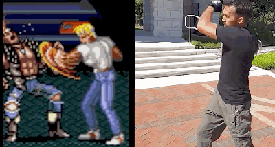 帅气的招式让人很想中二地学样一番