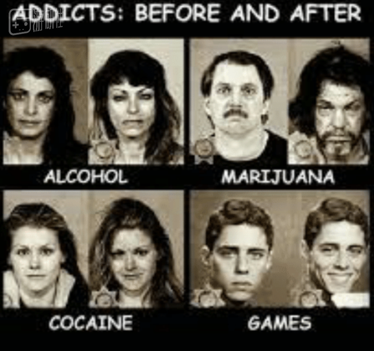 上瘾：前后对比