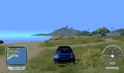 视角从车切到大地图的演出也相当惊艳