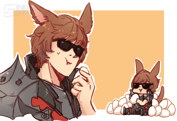 走红后的“蛋哥”还收获了自己的同人创作