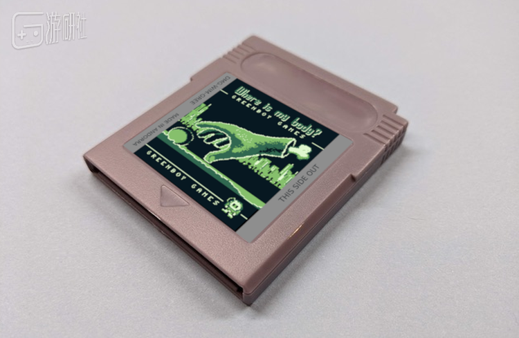 Greenboy新游戏《我的身体在哪里》的实体卡带