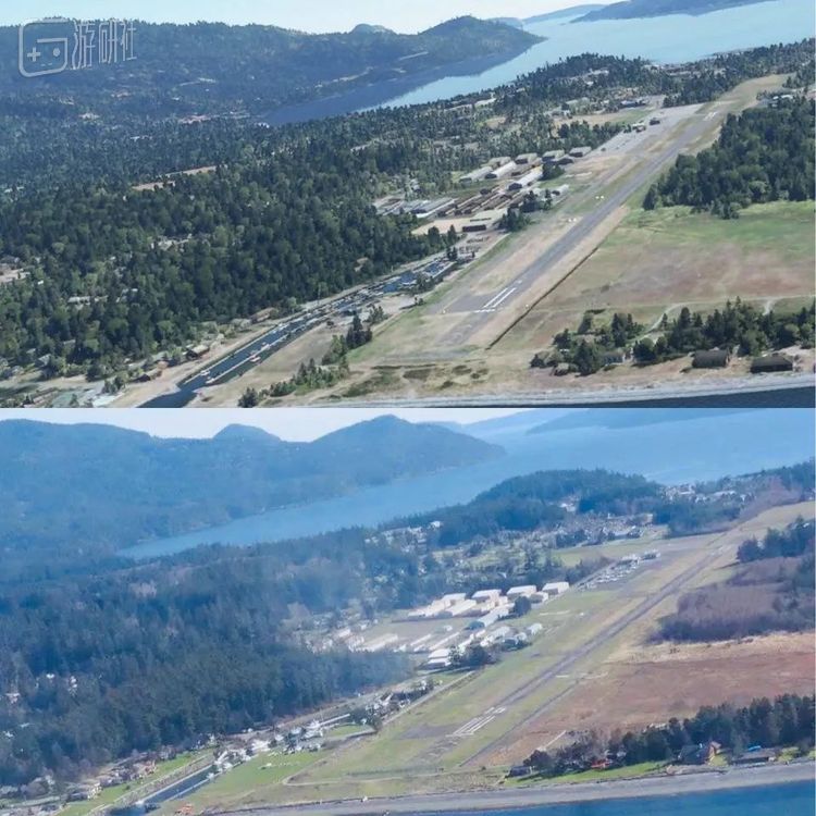 比如这两张图片，你能分清哪个是游戏画面吗？